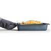 imageJoseph Joseph Nest Bakeware and Roasting Pan Set of 3 Stackable Oven Trays Carbon Steel Baking Pans with NonStick Coating EasyPull Handles Organized Kitchen StorageSet of 3