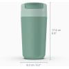 imageJoseph Joseph Sipp Travel Coffee Mug with Fliptop Cap  340 ml 12 fl oz  GreenGreen