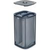 imageJoseph Joseph Tota Trio 90liter Laundry Hamper Separation Basket with Lid and Removable Bags  BlackBlackDark Blue
