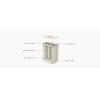 imageJoseph Joseph Tota Trio 90liter Laundry Hamper Separation Basket with Lid and Removable Bags  BlackEcru