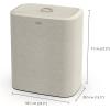 imageJoseph Joseph Tota Trio 90liter Laundry Hamper Separation Basket with Lid and Removable Bags  BlackEcru