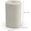 imageJoseph Joseph Tota Trio 90liter Laundry Hamper Separation Basket with Lid and Removable Bags  BlackEcru