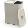 imageJoseph Joseph Tota Trio 90liter Laundry Hamper Separation Basket with Lid and Removable Bags  BlackEcru