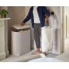 imageJoseph Joseph Tota Trio 90liter Laundry Hamper Separation Basket with Lid and Removable Bags  BlackEcru