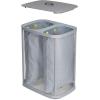 imageJoseph Joseph Tota Trio 90liter Laundry Hamper Separation Basket with Lid and Removable Bags  BlackGrey