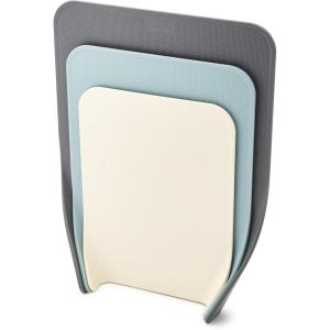 imageJoseph Joseph Nest Chop Set of Nesting Plastic Cutting Boards 1325inch x 10inch Chopping Board Kitchen Prep Mat with Curved Edges 3piece Large