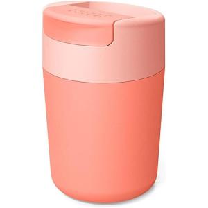 imageJoseph Joseph Sipp Travel Coffee Mug with Fliptop Cap  340 ml 12 fl oz  GreenCoral