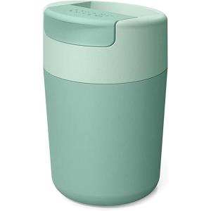 imageJoseph Joseph Sipp Travel Coffee Mug with Fliptop Cap  340 ml 12 fl oz  GreenGreen
