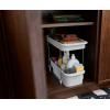 imageJoseph Joseph CupboardStore 2Tier EasyAccess Wheeled Storage Caddy  UnderSink Kitchen Organizer Made from Recycled Plastic