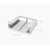 imageJoseph Joseph CupboardStore UnderShelf Film Foil and Bag Organizer  SpaceSaving Kitchen Storage Made from Recycled Plastic