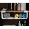 imageJoseph Joseph CupboardStore UnderShelf Film Foil and Bag Organizer  SpaceSaving Kitchen Storage Made from Recycled Plastic