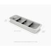 imageJoseph Joseph DrawerStore Compact Tiered Flatware Cutlery Kitchen Drawer Organizer Disassembles for Easy Cleaning Recycled Plastic