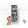 imageJoseph Joseph DrawerStore Compact Tiered Flatware Cutlery Kitchen Drawer Organizer Disassembles for Easy Cleaning Recycled Plastic