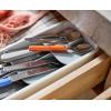 imageJoseph Joseph DrawerStore Compact Tiered Flatware Cutlery Kitchen Drawer Organizer Disassembles for Easy Cleaning Recycled Plastic