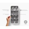 imageJoseph Joseph DrawerStore Large Tiered Flatware Cutlery Kitchen Drawer Organizer Holds 48 Pieces Disassembles for Easy Cleaning Recycled Plastic