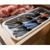 imageJoseph Joseph DrawerStore Large Tiered Flatware Cutlery Kitchen Drawer Organizer Holds 48 Pieces Disassembles for Easy Cleaning Recycled Plastic