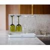 imageJoseph Joseph DrySmart Folding Stemmed Wine Glass Drying Rack SpaceSaving Draining Board Organizer Made from Recycled Plastic