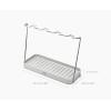 imageJoseph Joseph DrySmart Folding Stemmed Wine Glass Drying Rack SpaceSaving Draining Board Organizer Made from Recycled Plastic