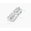 imageJoseph Joseph FridgeStore Egg Storage Caddy  Holds 12 Eggs EasyAccess Handle and Wheels BPAFree Fridge Organizer
