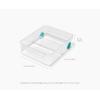 imageJoseph Joseph FridgeStore XL Fridge Storage Drawer Caddy  ExtraLarge Organizer with Handle and Wheels for Easy Access BPAFree