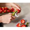 imageJoseph Joseph Tweezy 2in1 Cherry Olive Pitter and Strawberry Huller Space saving storage BPA free