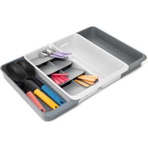 imageJoseph Joseph DrawerStore Expanding Tiered Flatware Cutlery Utensil and Gadget Tray Expandable InDrawer Kitchen SpaceSaving Organizer Recycled Plastic