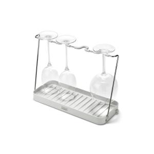 imageJoseph Joseph DrySmart Folding Stemmed Wine Glass Drying Rack SpaceSaving Draining Board Organizer Made from Recycled Plastic