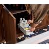 imageJoseph Joseph CupboardStore EasyAccess Wheeled Storage Caddy  UnderSink Kitchen Organizer Made from Recycled Plastic