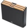 imageJoseph Joseph Folio 4Piece ColorCoded Chopping Board Set Stainless Steel Slimline Case for Organized Kitchen Storage Light StoneBlack