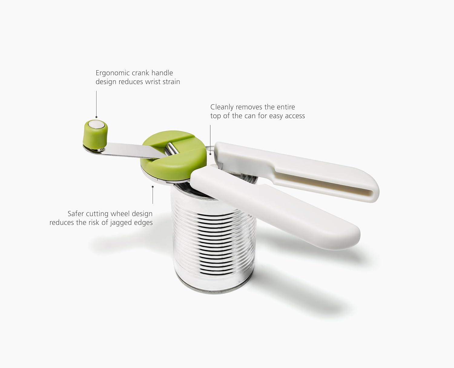 imageJoseph Joseph GoRound Easyopen Can Opener Space saving storage BPA free Stainless Steel blade