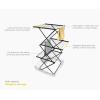 image:imageJoseph Joseph AirFrame 3Tier Clothes Airer Drying Rack 53 ft Capacity IndoorOutdoor Stable Foldable Compact Storage70 ft