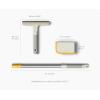 image:imageJoseph Joseph CleanTech 3pc Pet Hair Cleaning Tool Set Manual Rake for Carpet Upholstery amp Furniture with Extension Pole