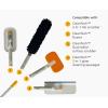 image:imageJoseph Joseph CleanTech Carpet Rake 2in1 Manual Tool for Pet Hair amp Deep Cleaning on Rugs and Carpet EdgesExntesion Pole