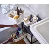 image:imageJoseph Joseph EasyStore  Bathroom essentials Storage Basket Organiser with Moveable tray Ecru Small1 Count Pack of 1