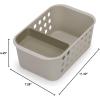 image:imageJoseph Joseph EasyStore  Bathroom essentials Storage Basket Organiser with Moveable tray Ecru Small1 Count Pack of 2