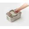 image:imageJoseph Joseph EasyStore  Bathroom essentials Storage Basket Organiser with Moveable tray Ecru Small1 Count Pack of 2