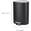 image:imageJoseph Joseph EasyStore 5L Steel Pedal Trash Can with Liner Storage Pocket SoftClose Lid BathroomBedroom BinBlack