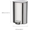 image:imageJoseph Joseph EasyStore 5L Steel Pedal Trash Can with Liner Storage Pocket SoftClose Lid BathroomBedroom BinStainless steel