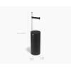 image:imageJoseph Joseph EasyStore Toilet Paper Holder Stand Concealed Storage Holds 3 Spare Rolls Matt BlackBlack