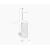 image:imageJoseph Joseph EasyStore Toilet Paper Holder Stand Concealed Storage Holds 3 Spare Rolls Matt BlackWhite