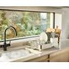 image:imageJoseph Joseph Extend Steel Plus Extendable Dish Rack Steel Small to Large Dish Drainer with Wine Glass Holder amp Drain SpoutLight Stone