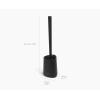 image:imageJoseph Joseph Flex 360 Lite Advanced Smart Toilet Brush and Small Storage Holder Set with Antidrip AntiClog TripleAction Replaceable Brush Head  BlackBlack