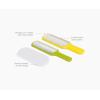 image:imageJoseph Joseph Nest Paddle Grater amp Zester Set of 2 Stainless Steel CoarseFine Blades Safe Storage