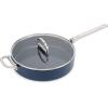 image:imageJoseph Joseph Space 12 Nonstick Frying Pan Skillet with Folding Handle Ceramic Coating Induction amp Oven Safe38qt
