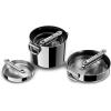 image:imageJoseph Joseph Space Steel 6Piece Stainless Steel Sauce Pan Set with Lids Nesting with Folding Handles Induction amp Oven Safe10pc