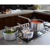 image:imageJoseph Joseph Space Steel 6Piece Stainless Steel Sauce Pan Set with Lids Nesting with Folding Handles Induction amp Oven Safe6pc