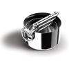 image:imageJoseph Joseph Space Steel 6Piece Stainless Steel Sauce Pan Set with Lids Nesting with Folding Handles Induction amp Oven Safe6pc