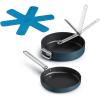 image:imageJoseph Joseph Space 6Piece Nonstick Sauce Pan Set with Lids Nesting Design Ceramic Coating Induction amp Oven Safe2pc