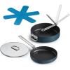 image:imageJoseph Joseph Space 6Piece Nonstick Sauce Pan Set with Lids Nesting Design Ceramic Coating Induction amp Oven Safe3pc