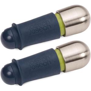 image:imageJoseph Joseph 20110 BarWise TwistLock Wine Stoppers 2Piece Blue